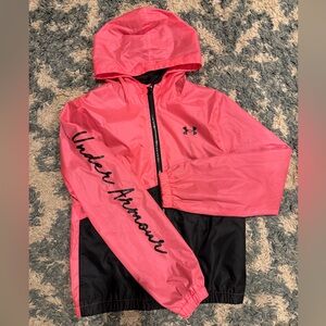 Under Armour Girls Lightweight Windbreaker/Raincoat
